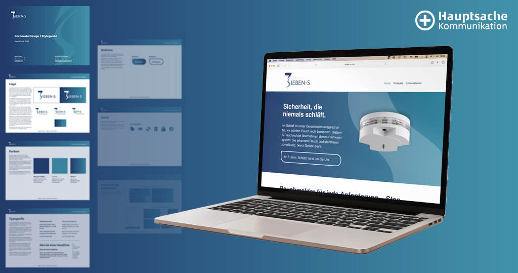 Visualisierung eines Corporate Design Projekts für die Marke 